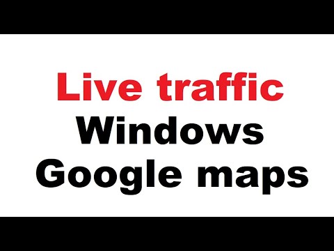 Live car traffic on Desktop Windows