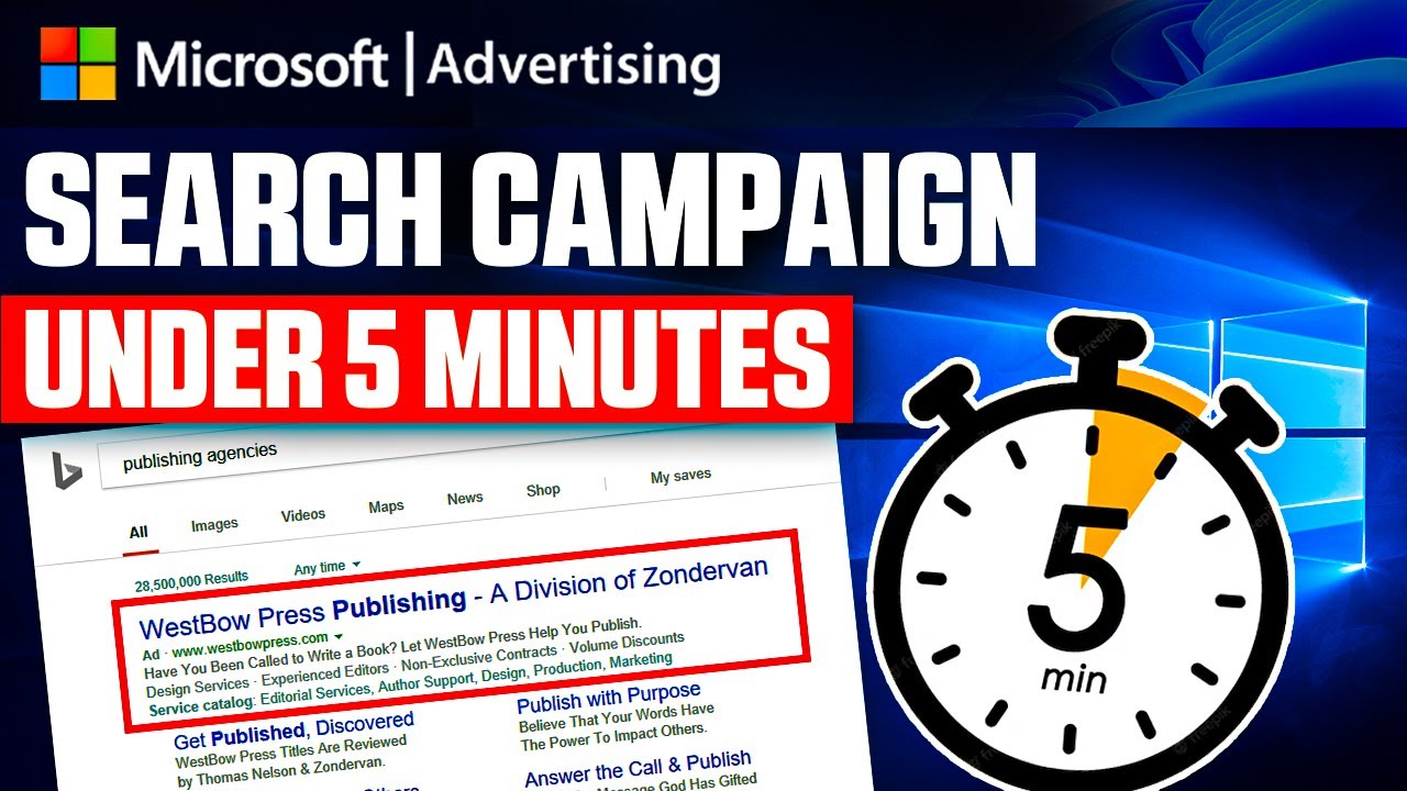 The QUICKEST Microsoft (Bing) Ads Tutorial | Create a Search Campaign In Under 5 MINUTES!