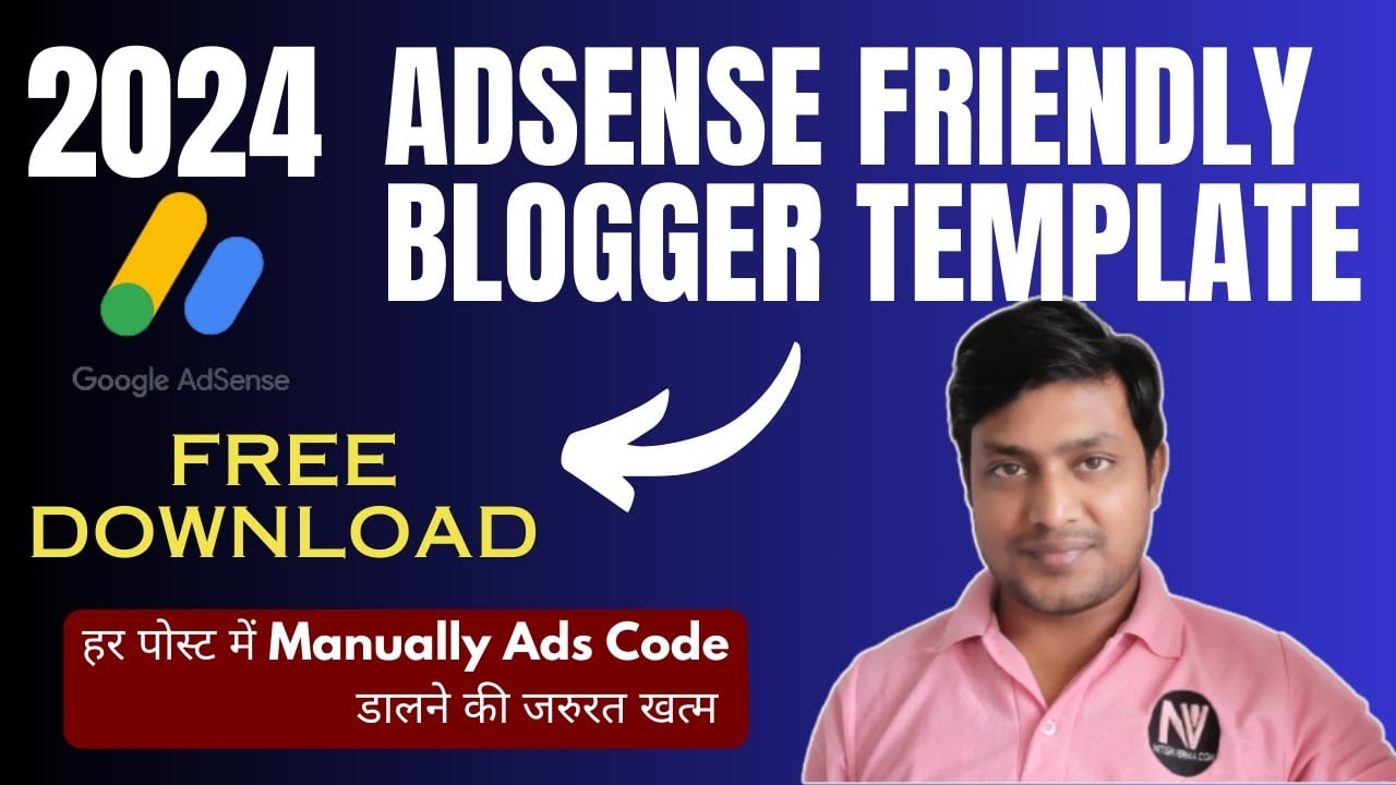 2024 Adsense Friendly Blogger Template Free Download | How to Upload Custom Theme in Blogger
