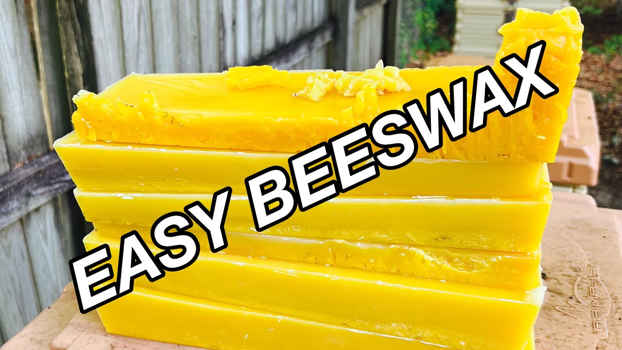 Looking for an EASY way to process beautiful BEESWAX? TRY THIS!!!