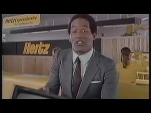 OJ Simpson & Arnold Palmer Hertz Rental Car Commercial
