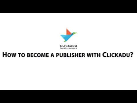 How to become a publisher with Clickadu?