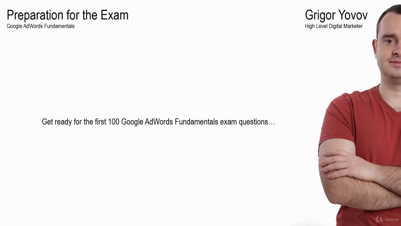 Start your training for the Google AdWords Certification Exam