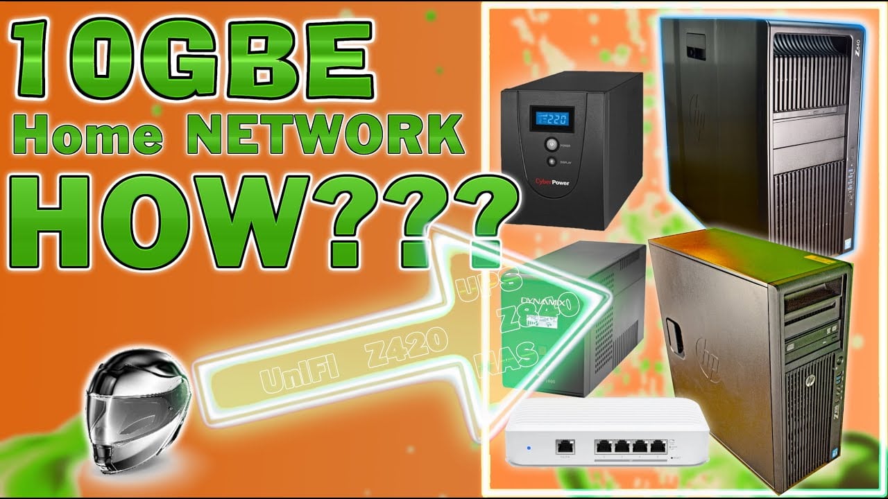 10GbE Guide : Home Network Planner (Workstations + Home NAS + 10GbE Switch + UPS)