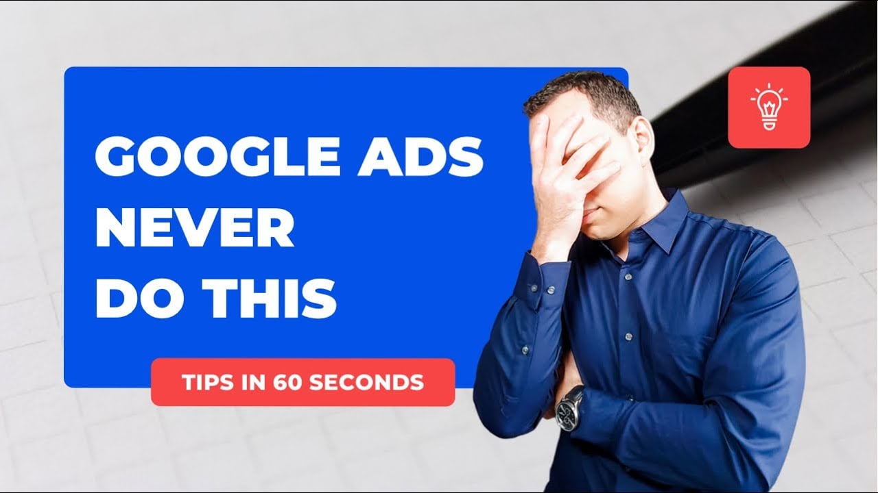 Google Ads - NEVER Do This 🛑 😫 #shorts