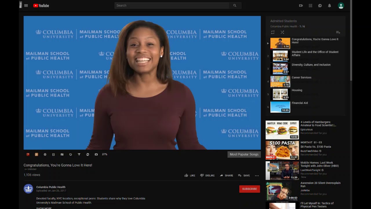 Digital Marketing Midterm - Columbia University Mailman School of Public Health