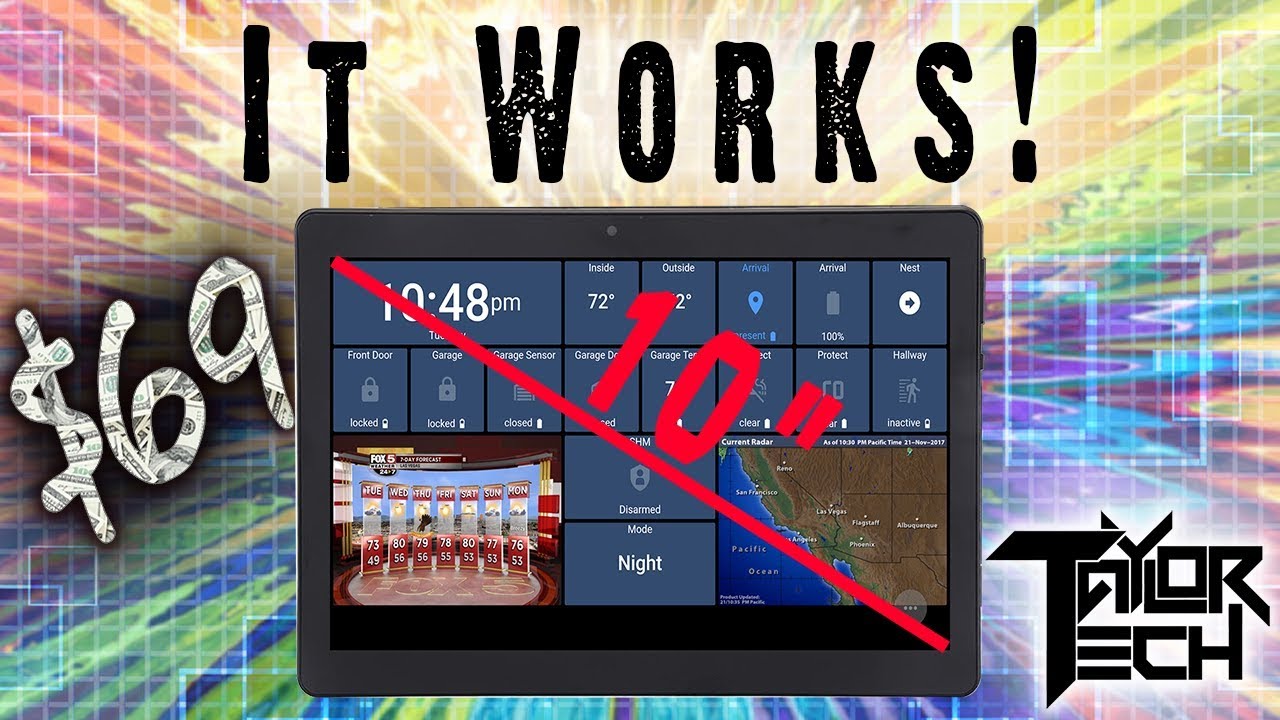 Testing the Cheapest 10" Tablet With ActionTiles!