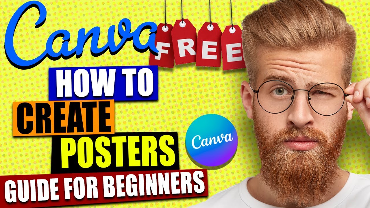 How to Make A Poster - From Start To Finish - Without Any Skills