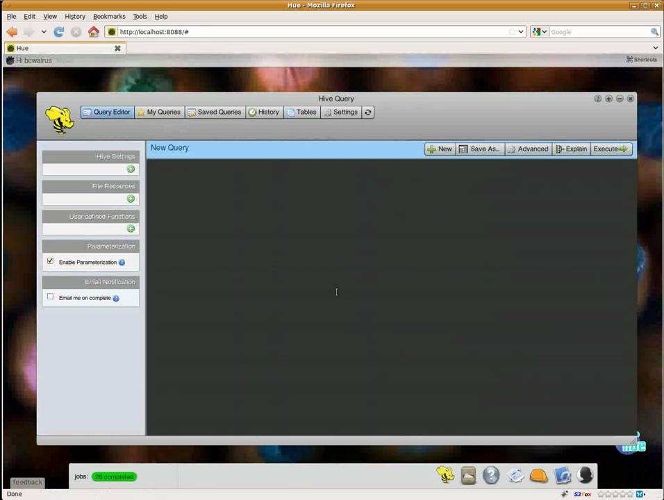 Demo for Hadoop User Environment (HUE) and Beeswax