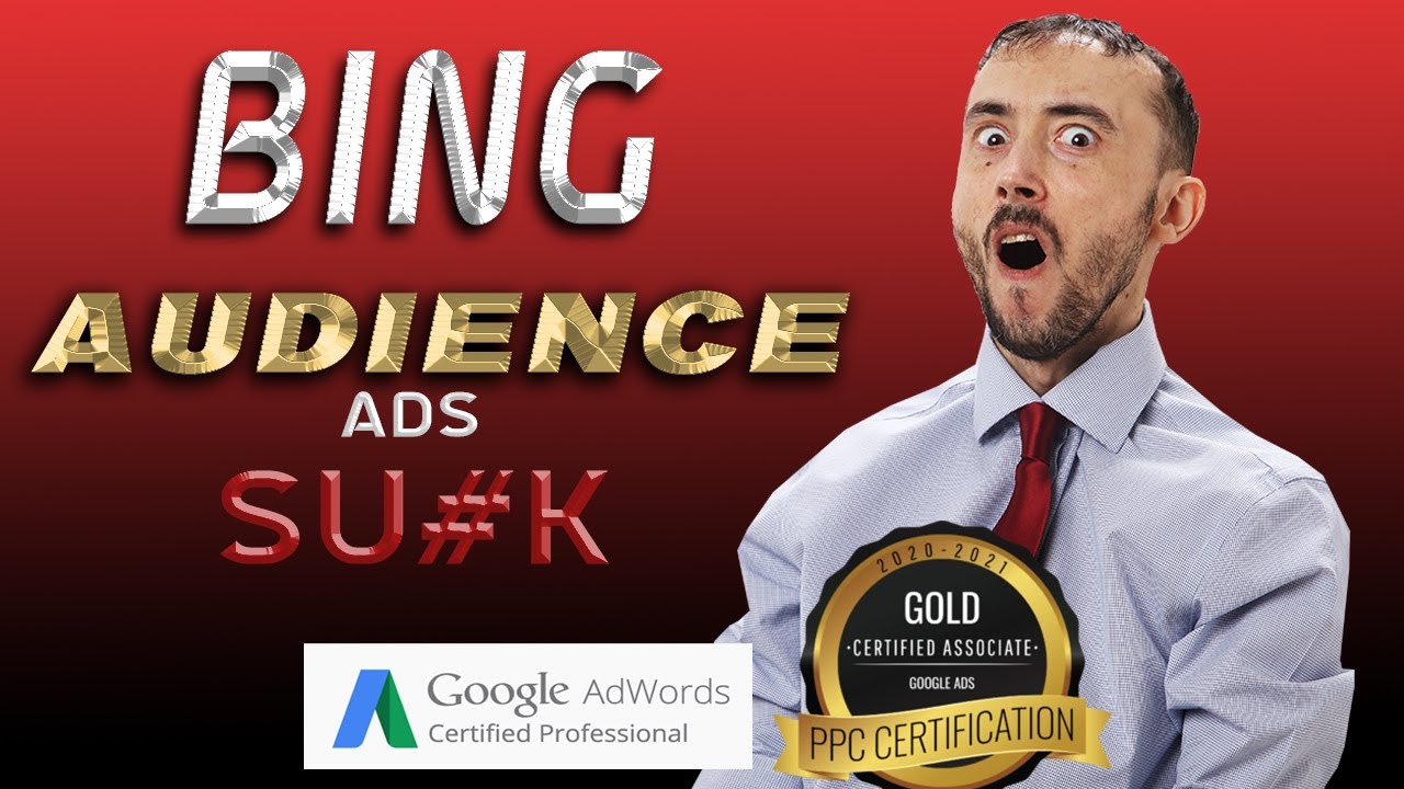 💔📉Bing "Audience ADs" Mostly Suck & Will Destroy Regular Bing Search AD Performance