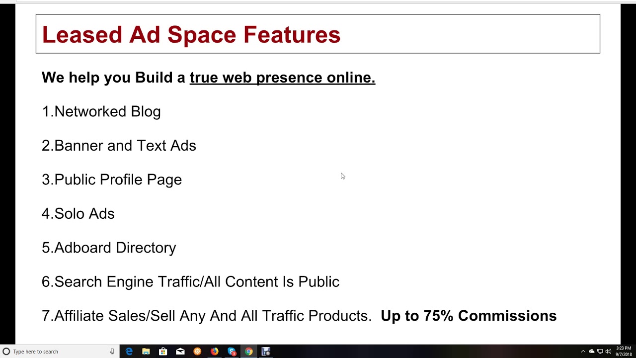 Leased Ad space Website Traffic Platform
