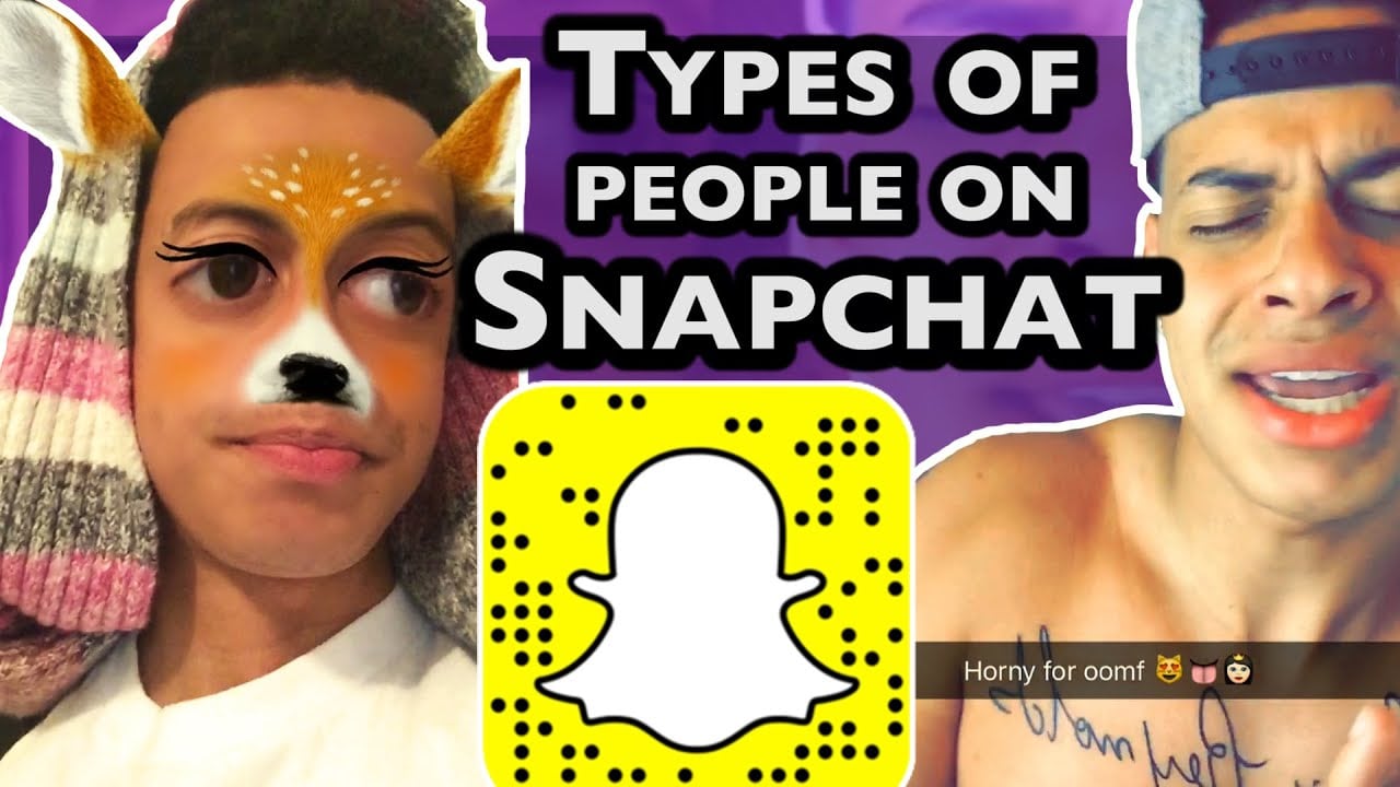 10 DIFFERENT TYPES OF PEOPLE ON SNAPCHAT
