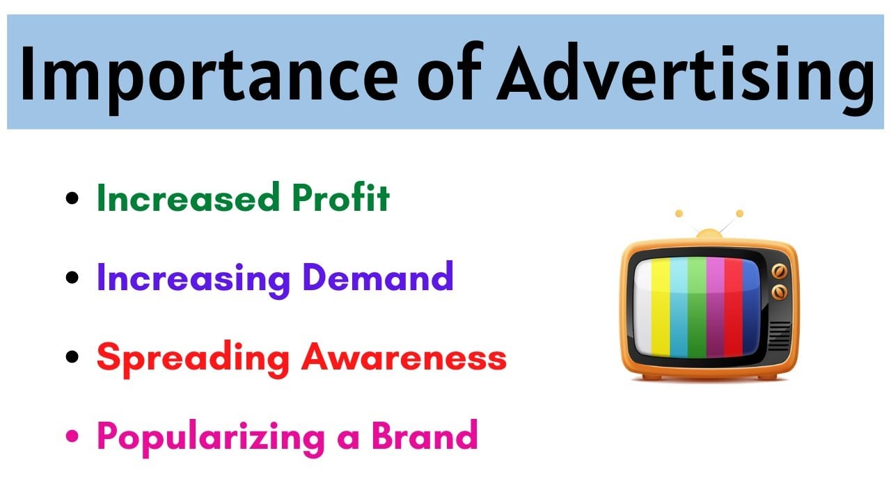 No.4 ~ Importance of Advertising || Example ||
