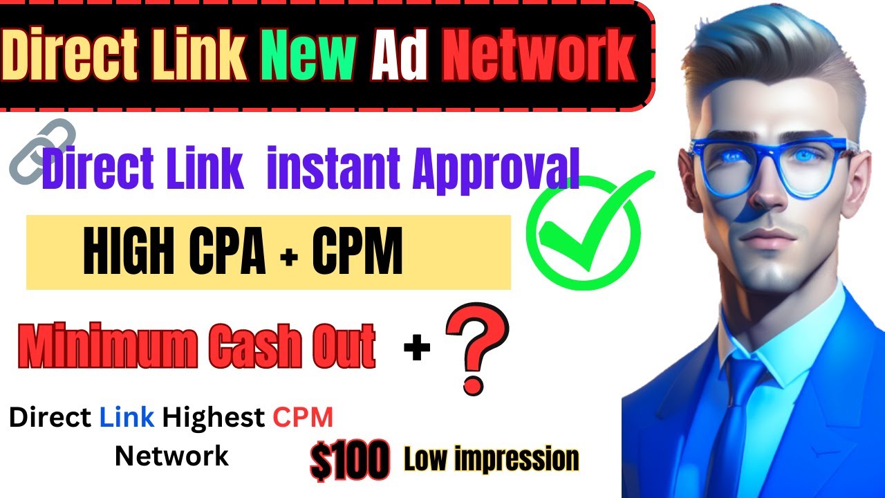 Direct Link Ad Network | Best Ad Network High (CPM) Earn Daily 100$ Low Traffic