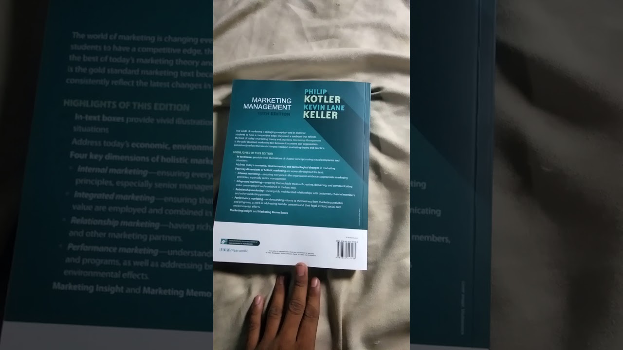 Marketing management book by Philip kotler Sandeep maheshwari