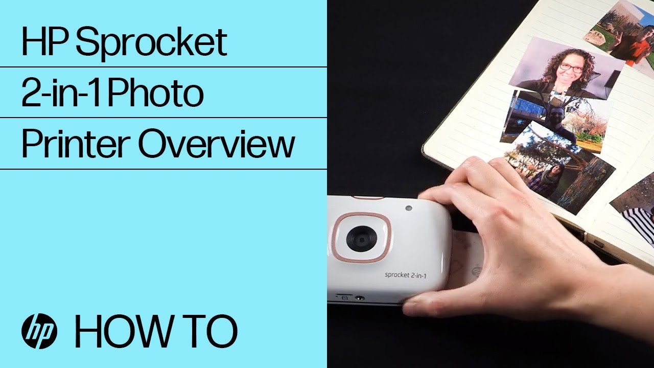 HP Sprocket 2-in-1 Photo Printer Overview | HP Printers | HP