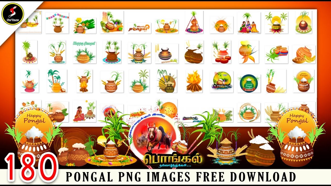 Pongal New PNG image Free Download in Tamil Video | Pongal Editing #png image Free Download #2024