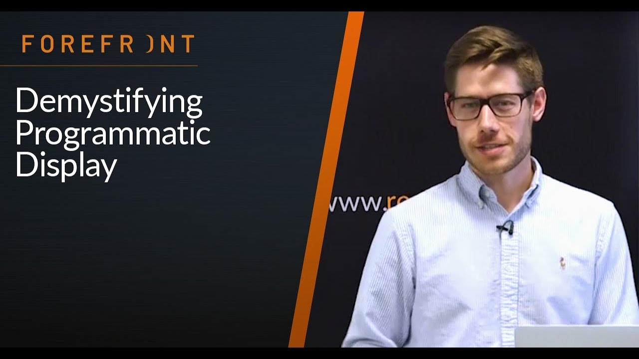 Demystifying Programmatic Display | Adam Craddock | RocketMill