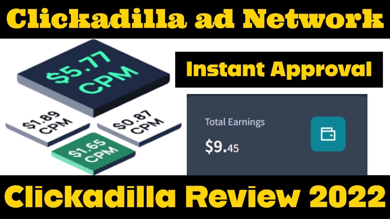 Clickadilla ad Network Review 2022 Best Google AdSense Alternative Instant Approval Mr Naveed Shah