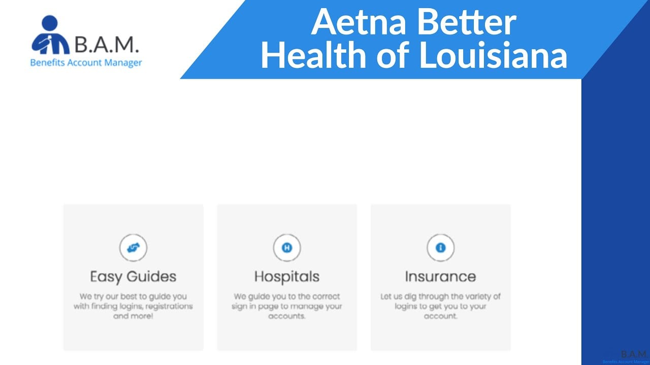 Aetna Better Health of Louisiana | Member Portal | www.aetnabetterhealth.com/louisiana/login