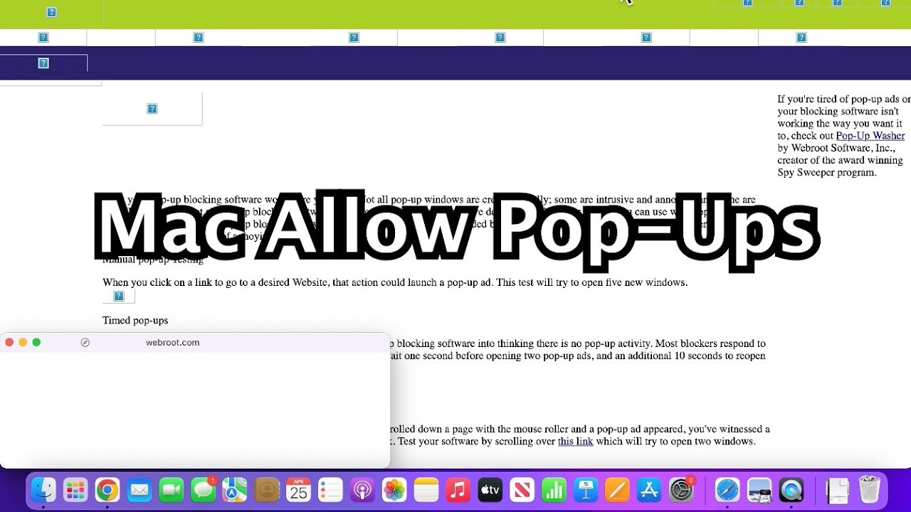 How to Allow Pop-Ups (or Block) on Safari for MacBook