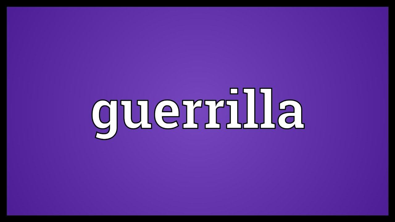 Guerrilla Meaning