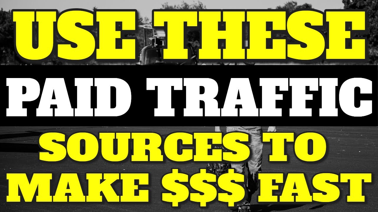 GET TARGETED TRAFFIC FAST! (Best Paid Traffic Sources For Affiliate Marketing 2021)