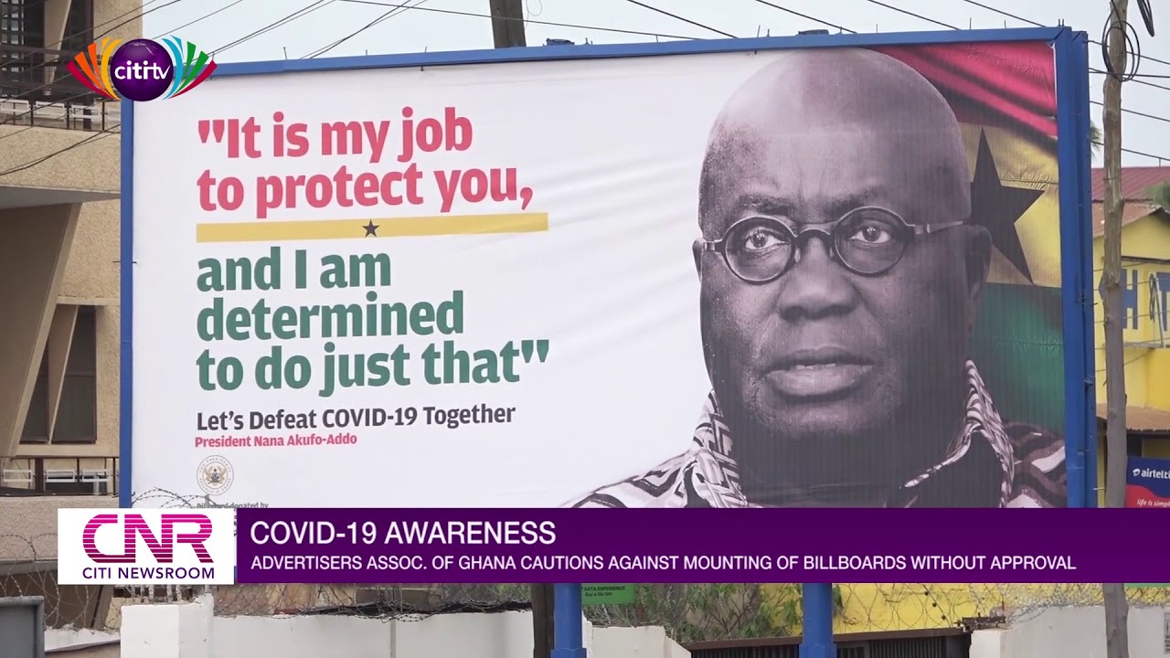 Advertisers Association of Ghana cautions against mounting of billboards without approval