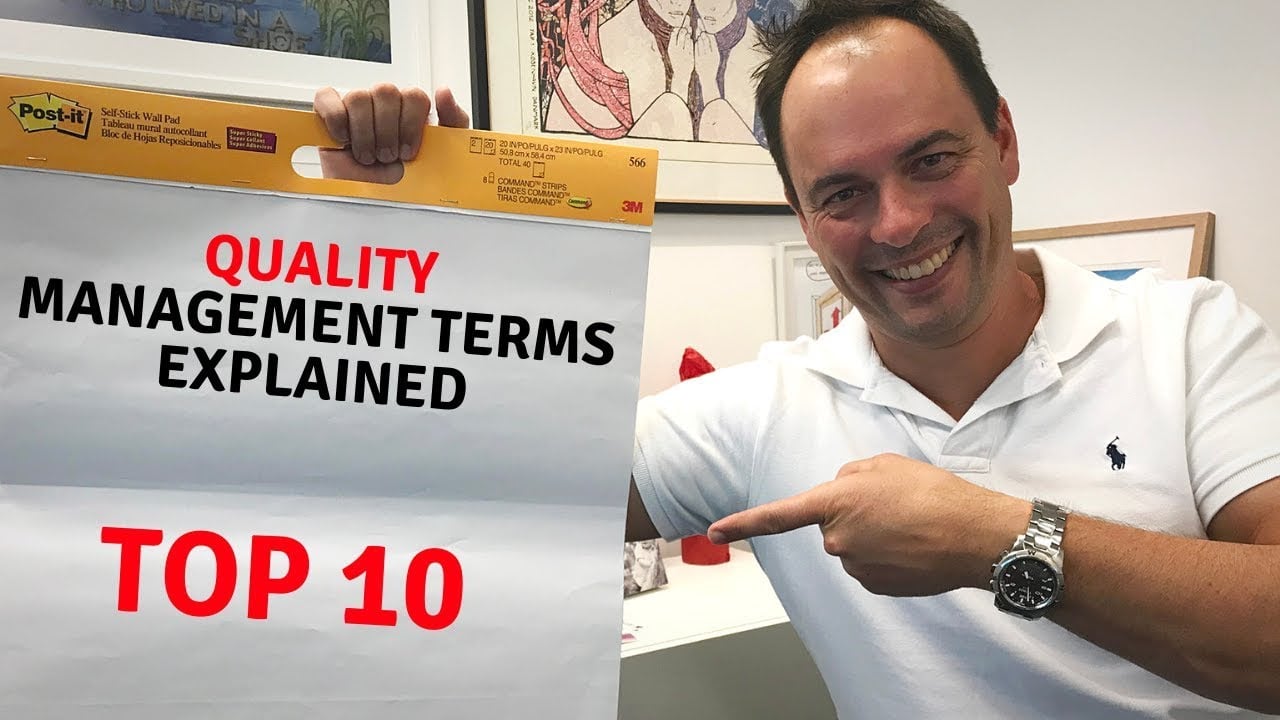 10 Terms a Quality Manager Must Know! (IMPORTANT) Understand the terminology and language