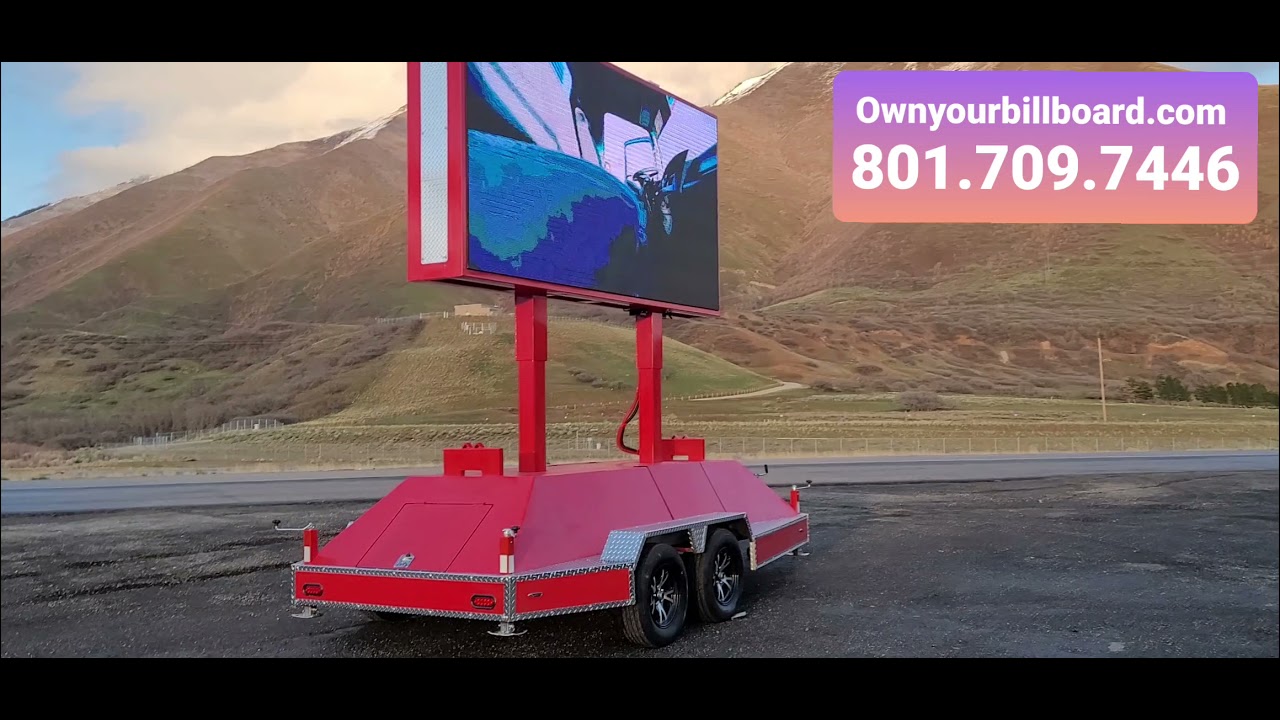 LED Billboard Trailer for Sale. New Design!