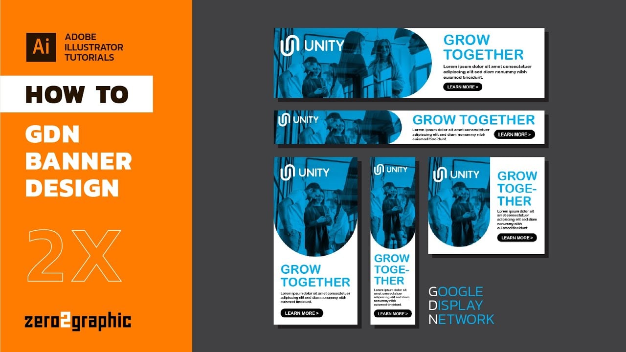 How to GDN Banner Design in Adobe Illustrator