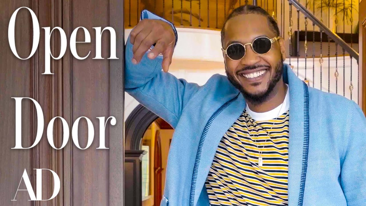 Inside NBA Hall of Famer Carmelo Anthony’s Stylish New Home | Open Door | Architectural Digest