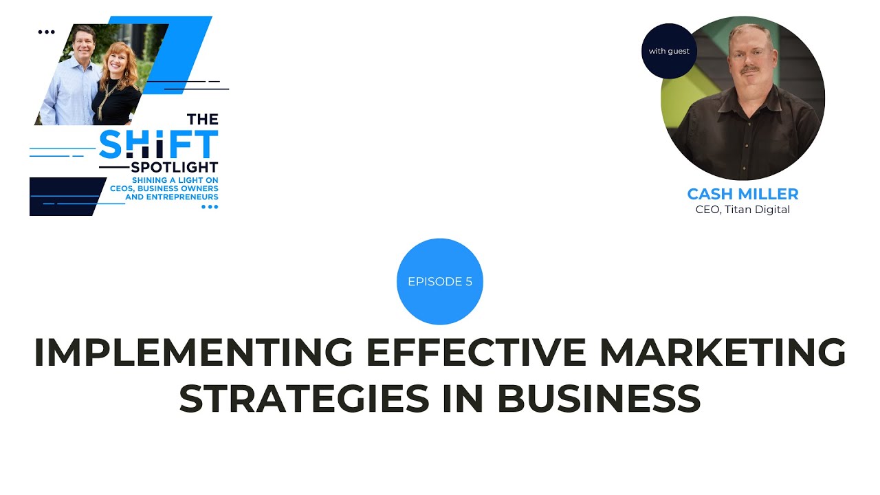 Implementing Effective Marketing Strategies in Business with Titan Digital's Cash Miller