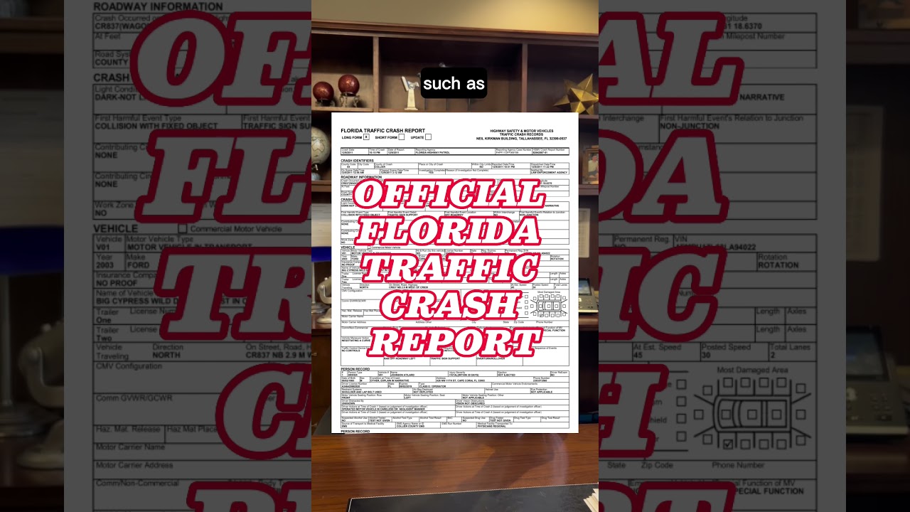 How to Report a Car Crash to Police & WHY | Florida Drivers - This is for YOU!