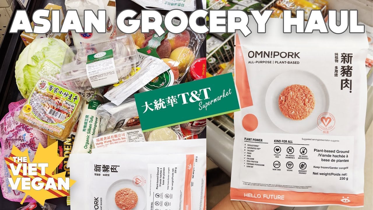 T&T Asian Supermarket Grocery Haul // Vegan