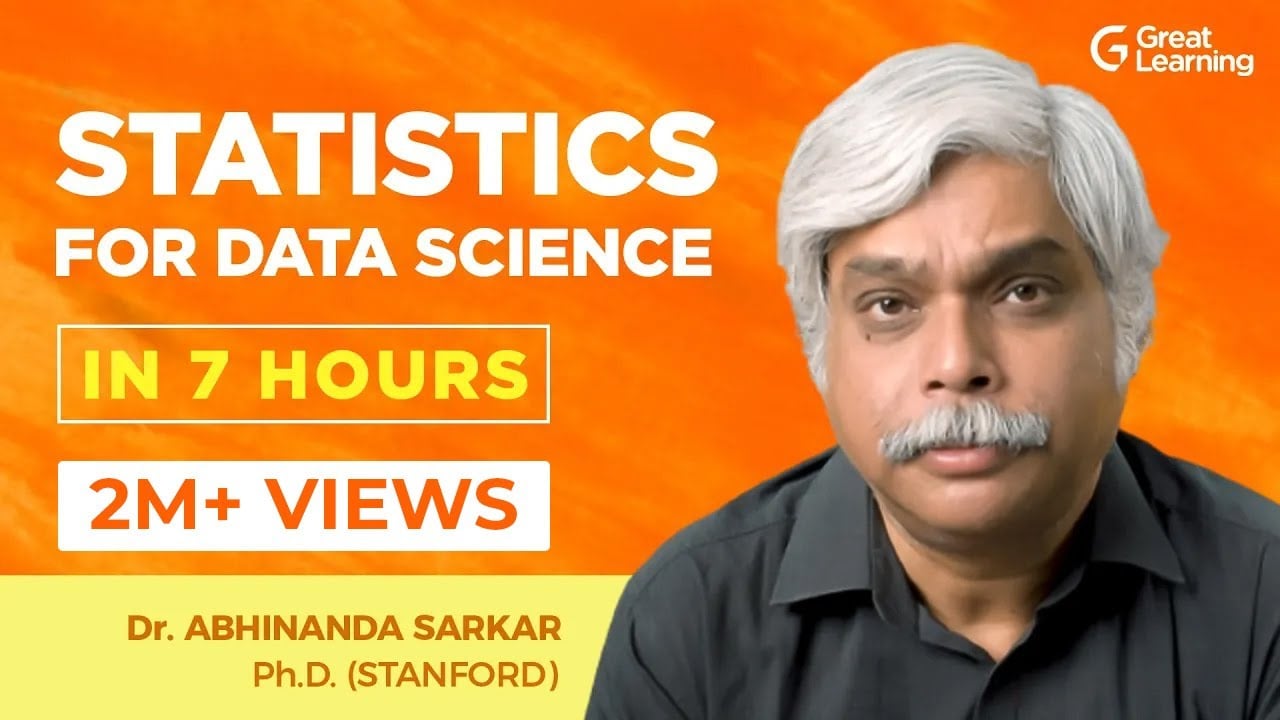 Statistics for Data Science | Probability and Statistics | Statistics Tutorial | Ph.D. (Stanford)
