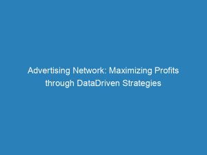 advertising network maximizing profits through datadriven strategies 149446