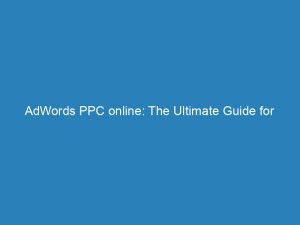 adwords ppc online the ultimate guide for successful campaigns 157878 1