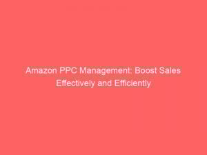 amazon ppc management boost sales effectively and efficiently 149903