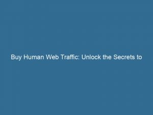 buy human web traffic unlock the secrets to boosting online visibility and sales rapidly 143844