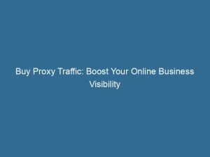 Buy Proxy Traffic Boost Your Online Business Visibility 144147