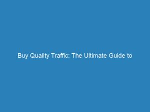 buy quality traffic the ultimate guide to maximizing conversions 144480