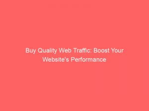 buy quality web traffic boost your websites performance 144347