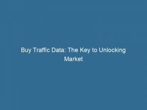 buy traffic data the key to unlocking market insights 143850