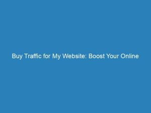 Buy Traffic For My Website Boost Your Online Visibility 145485