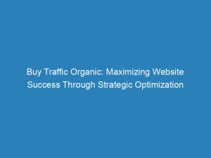 buy traffic organic maximizing website success through strategic optimization 145753