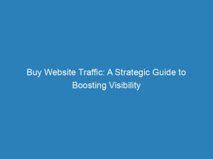 buy website traffic a strategic guide to boosting visibility 145393