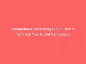 Demandbase Advertising Cloud: How To Optimize Your Digital Campaigns 10 Demandbase Advertising Cloud How To Optimize Your Digital Campaigns 146711