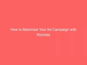 How To Maximize Your Ad Campaign With Richads 1 How To Maximize Your Ad Campaign With Richads 145773