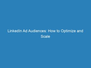 linkedin ad audiences how to optimize and scale 147844